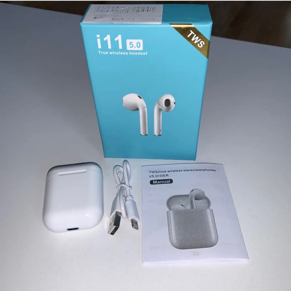 TWS i11 5.0 Wireless Bluetooth Earbuds White New